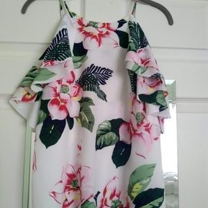 Banana Republic tropical blouse